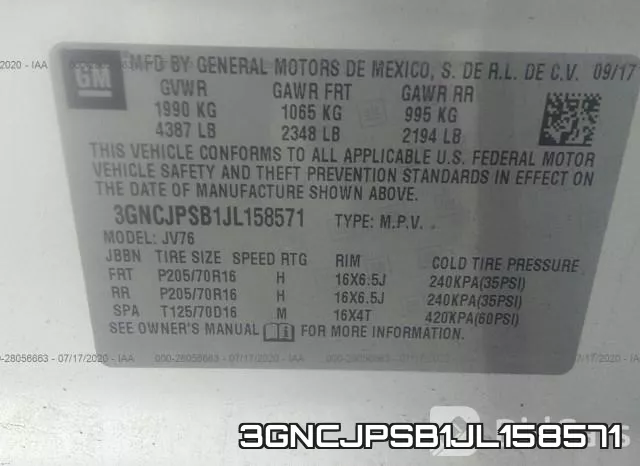 3GNCJPSB1JL158571 фото 10
