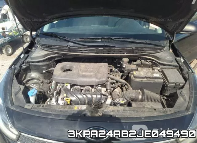 3KPA24AB2JE049490 фото 2