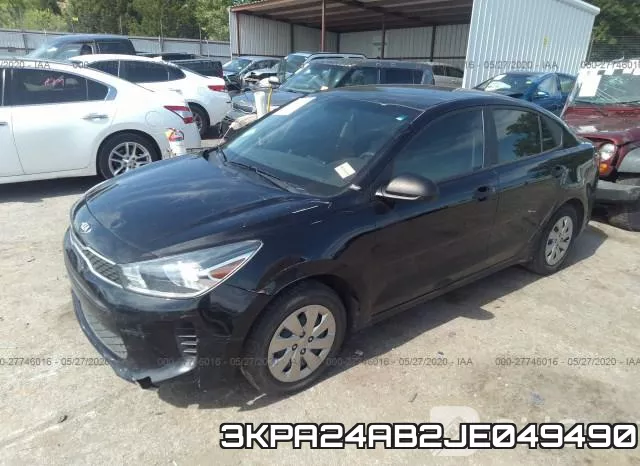 3KPA24AB2JE049490 фото 3