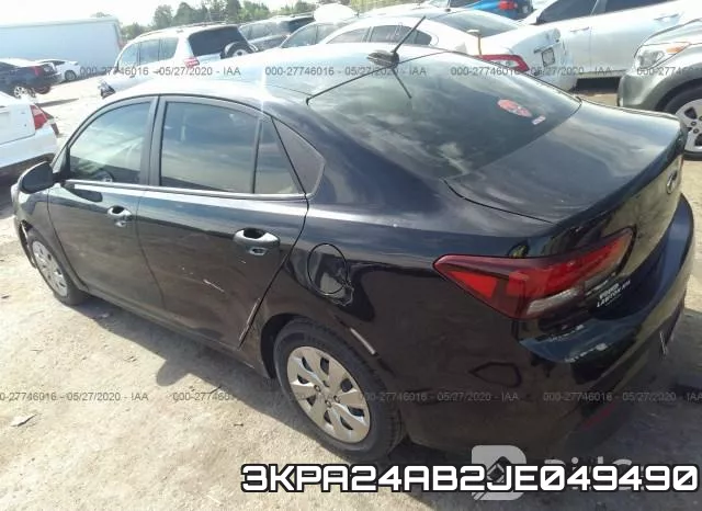 3KPA24AB2JE049490 фото 4