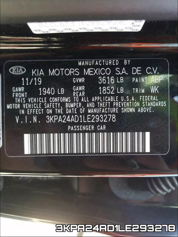 3KPA24AD1LE293278 фото 2