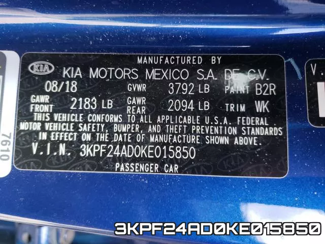 3KPF24AD0KE015850 фото 2