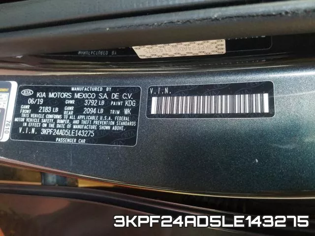 3KPF24AD5LE143275 фото 2