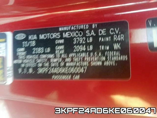 3KPF24AD6KE060047 фото 2