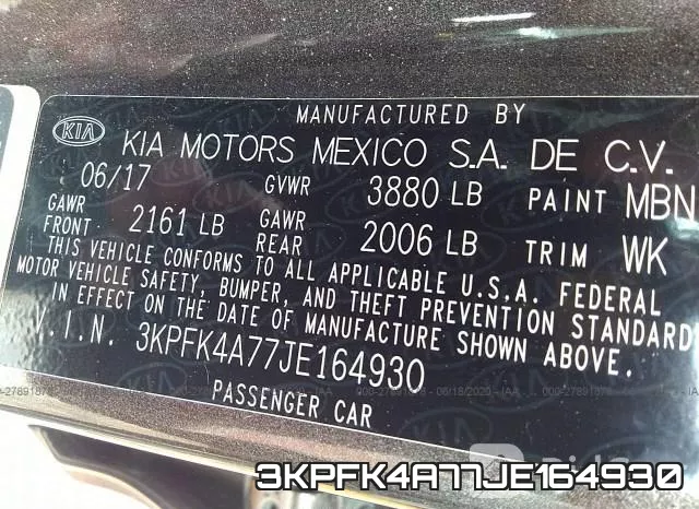 3KPFK4A77JE164930 фото 10
