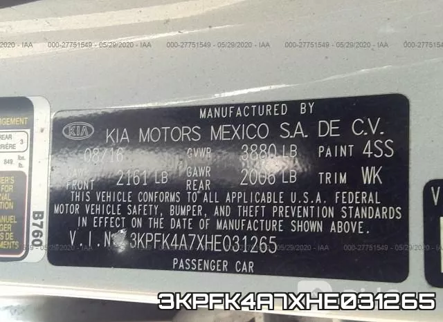 3KPFK4A7XHE031265 фото 10