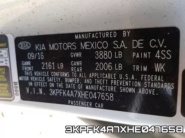 3KPFK4A7XHE047658 фото 2