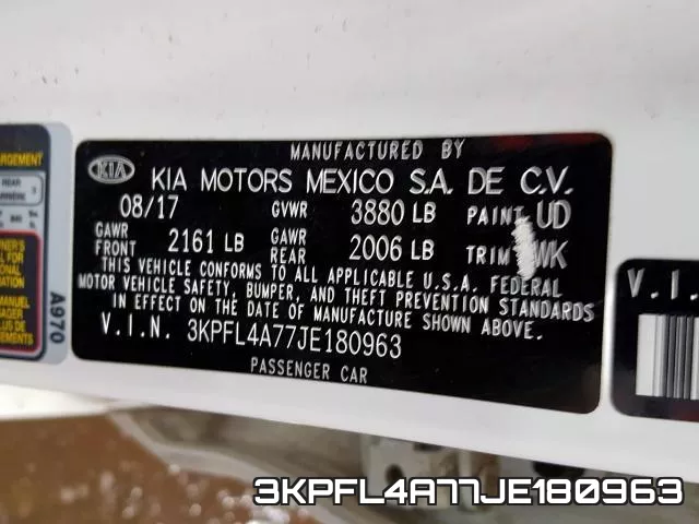 3KPFL4A77JE180963 фото 2