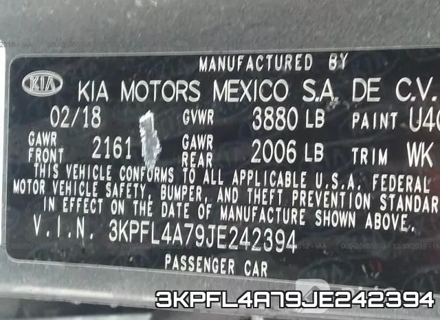 3KPFL4A79JE242394 фото 10