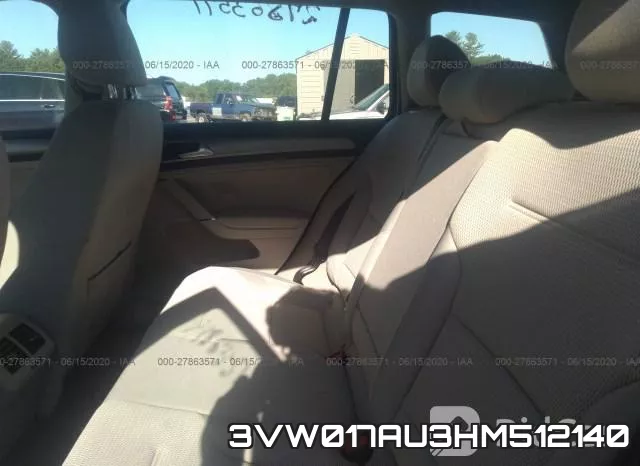 3VW017AU3HM512140 фото 9