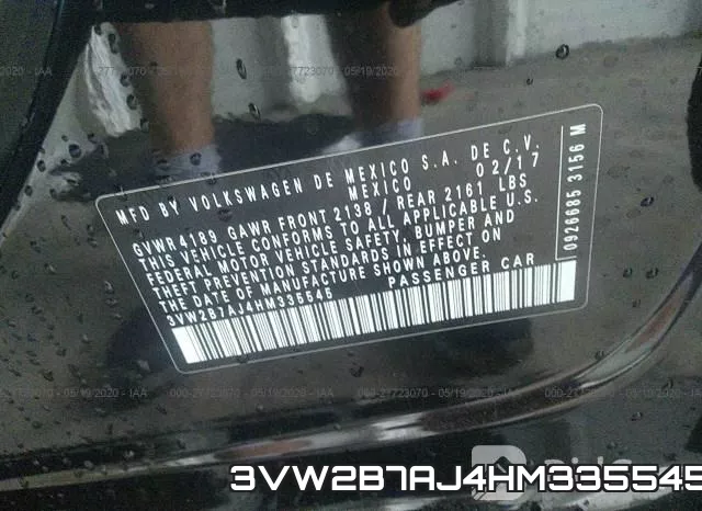 3VW2B7AJ4HM335545 фото 10