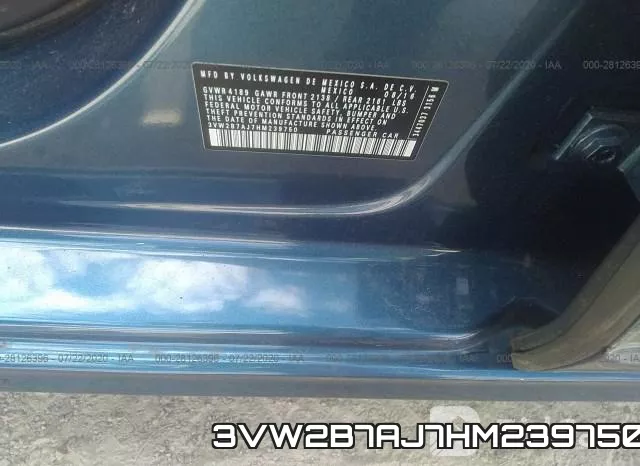 3VW2B7AJ7HM239750 фото 10