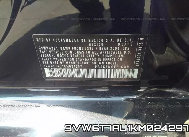 3VW6T7AU1KM024297 фото 10