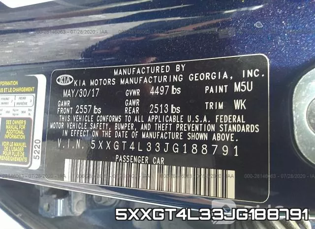 5XXGT4L33JG188791 фото 10