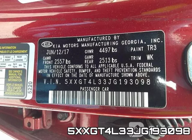5XXGT4L33JG193098 фото 10