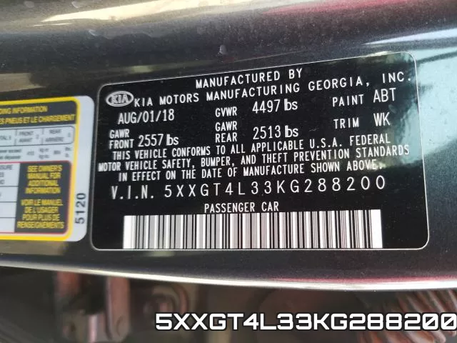 5XXGT4L33KG288200 фото 2
