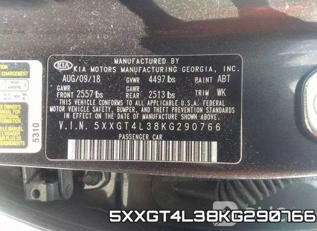 5XXGT4L38KG290766 фото 10