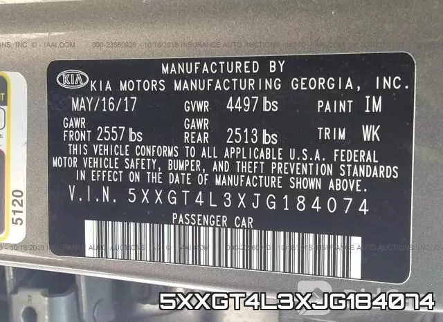 5XXGT4L3XJG184074 фото 10