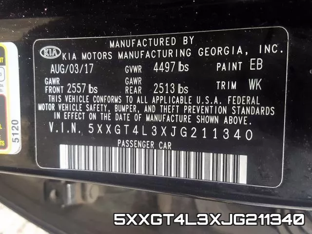5XXGT4L3XJG211340 фото 2