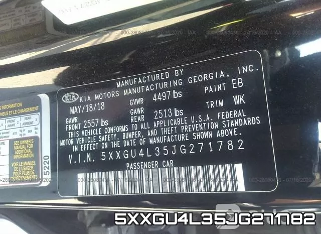 5XXGU4L35JG271782 фото 10