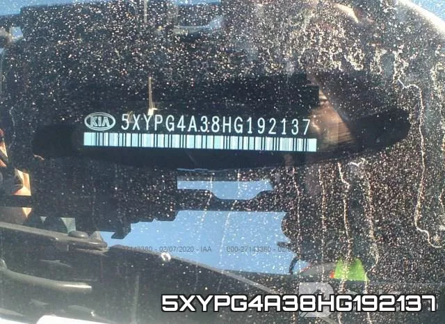 5XYPG4A38HG192137 фото 10