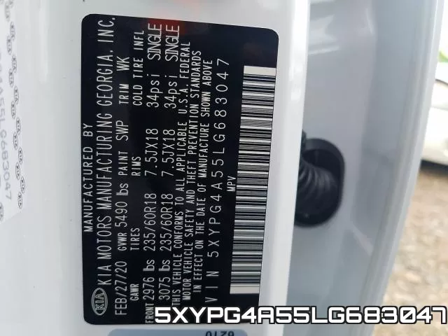 5XYPG4A55LG683047 фото 2