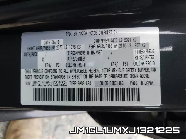 JM1GL1UMXJ1321225 фото 2