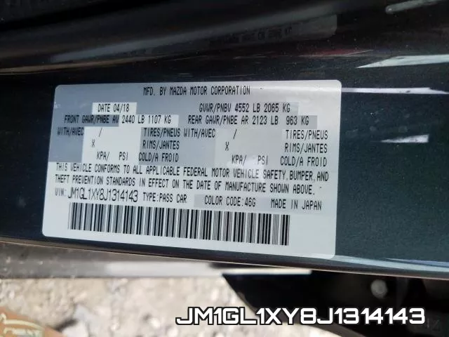 JM1GL1XY8J1314143 фото 2