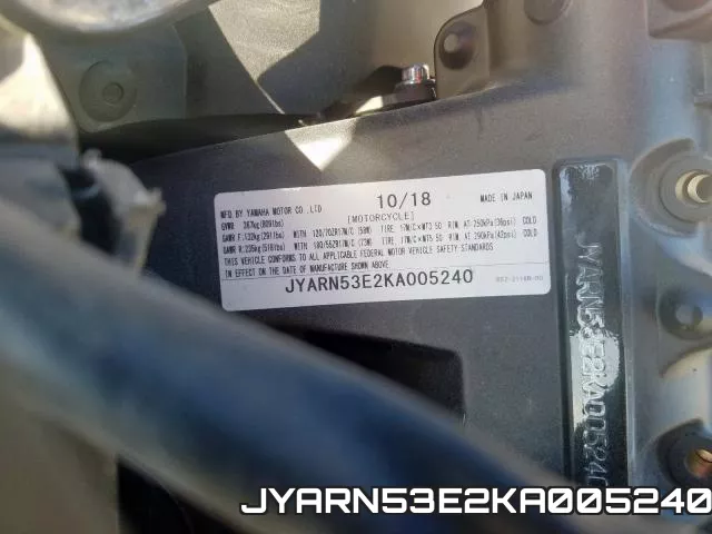 JYARN53E2KA005240 фото 2