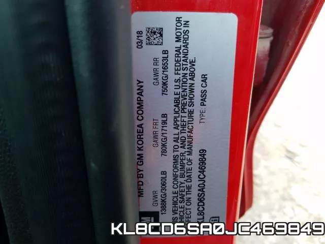 KL8CD6SA0JC469849 фото 2