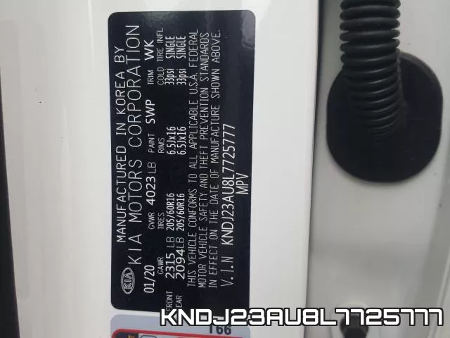 KNDJ23AU8L7725777 фото 2