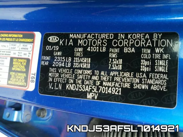 KNDJ53AF5L7014921 фото 2