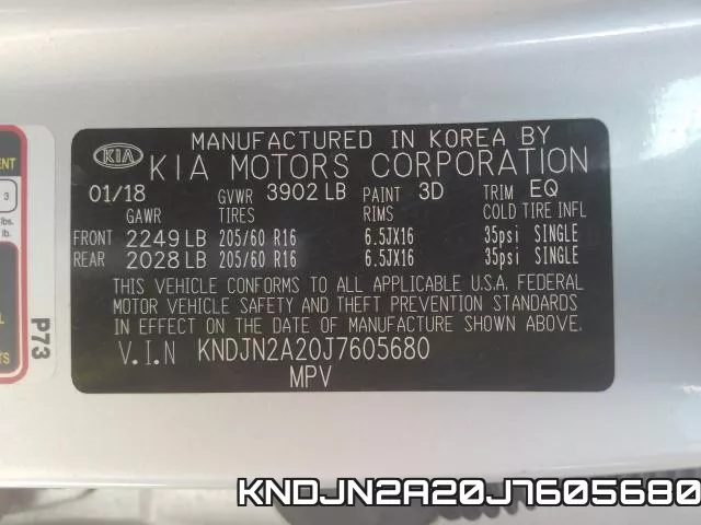 KNDJN2A20J7605680 фото 2