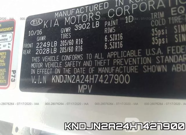 KNDJN2A24H7427900 фото 10