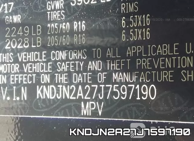 KNDJN2A27J7597190 фото 10