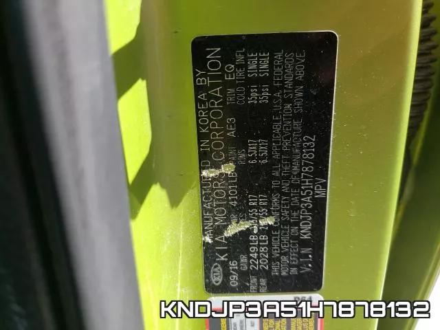 KNDJP3A51H7878132 фото 2