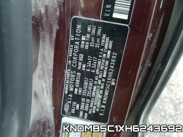 KNDMB5C1XH6243692 фото 2