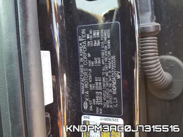 KNDPM3AC0J7315516 фото 2