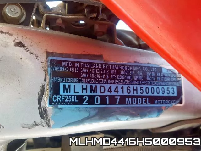 MLHMD4416H5000953 фото 2
