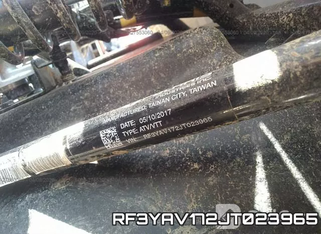 RF3YAV172JT023965 фото 10