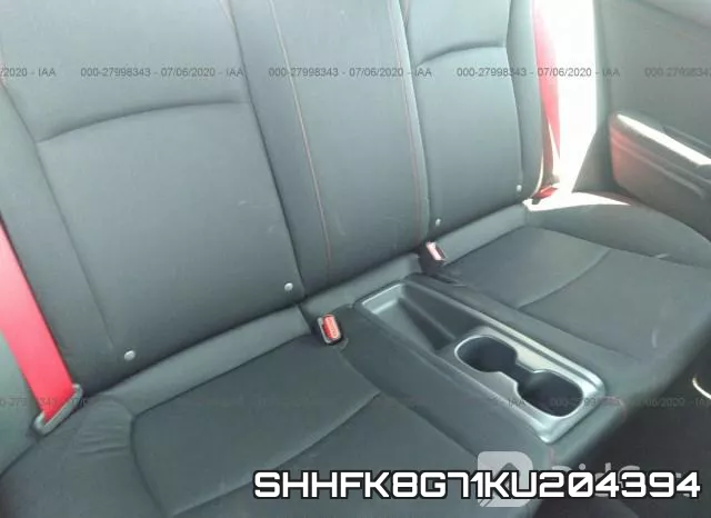 SHHFK8G71KU204394 фото 9
