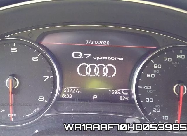 WA1AAAF70HD053985 фото 8