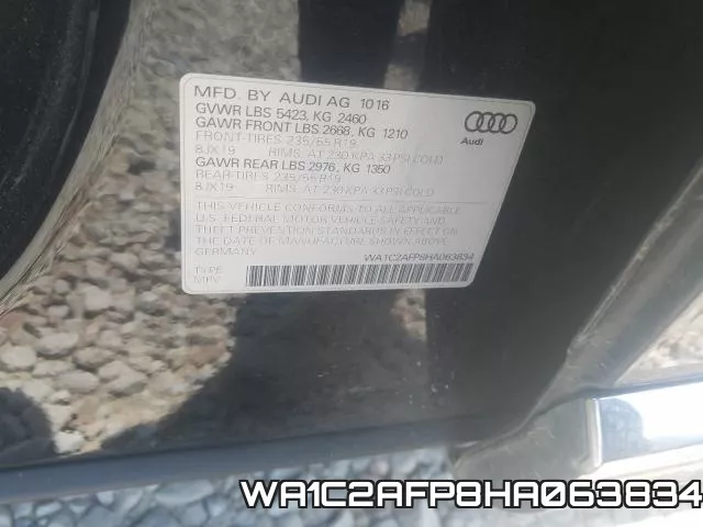 WA1C2AFP8HA063834 фото 2
