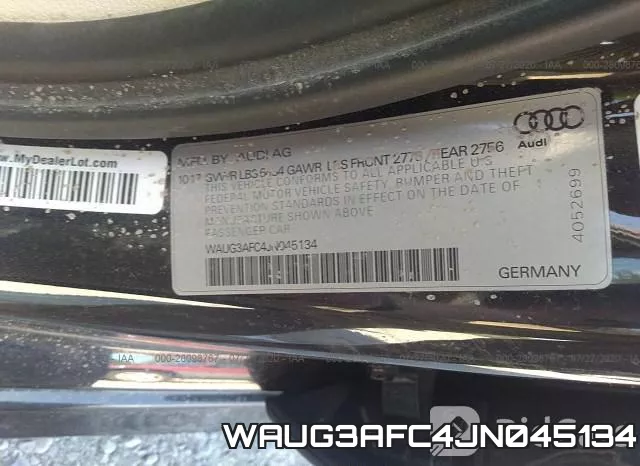 WAUG3AFC4JN045134 фото 10