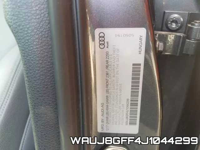 WAUJ8GFF4J1044299 фото 2