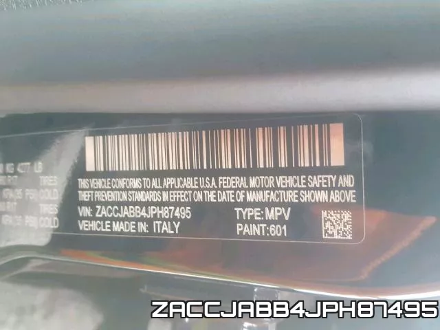 ZACCJABB4JPH87495 фото 2