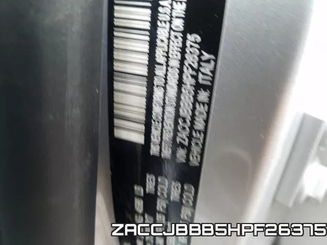 ZACCJBBB5HPF26375 фото 2
