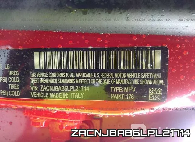 ZACNJBAB6LPL21714 фото 10