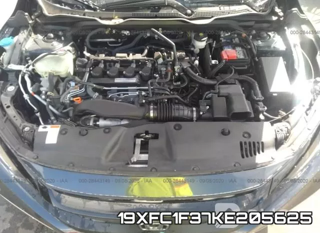 19XFC1F37KE205625 фото 2