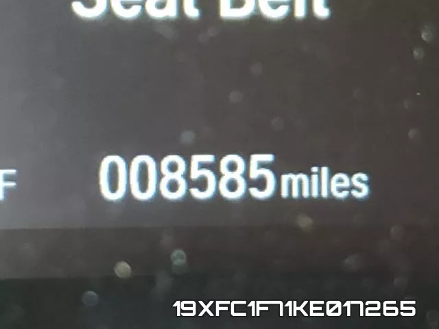 19XFC1F71KE017265 фото 9